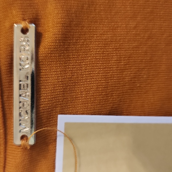NWT, Michael Kors, Women's Top, Size XL, Mustard Color - Picture 6 of 11